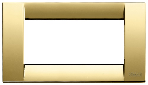 Placca 4m Metallo Oro Lucido